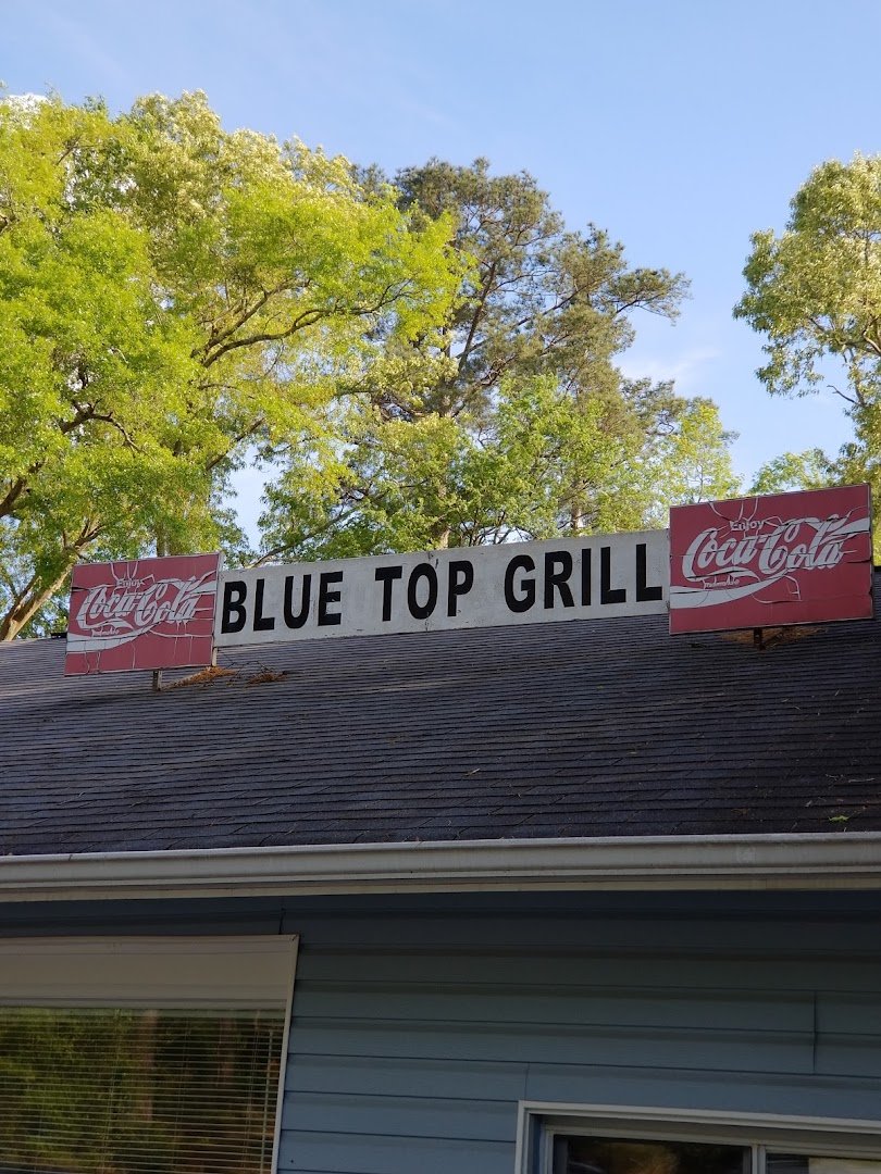Blue Top Grill storefront on Aiken Road.