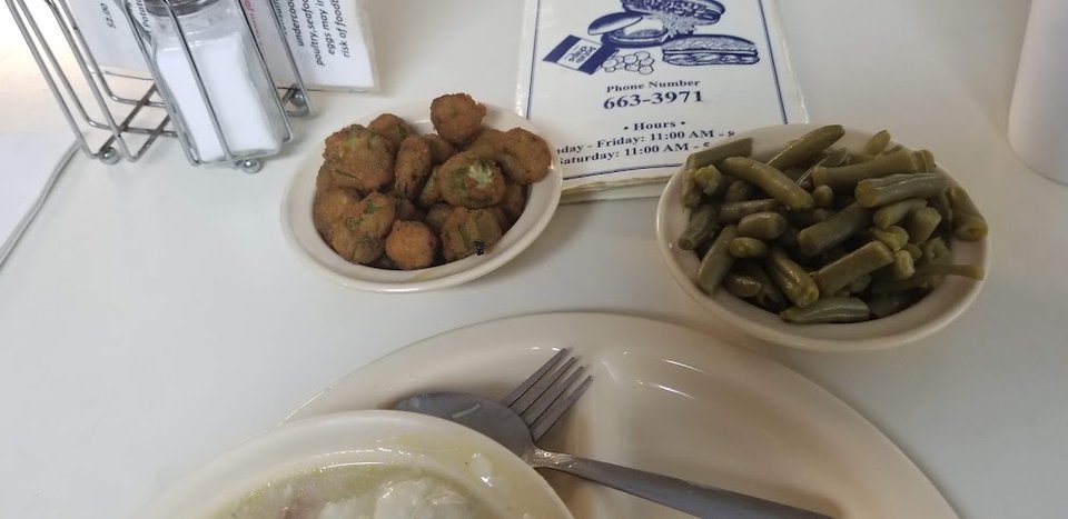 Country Fried Steak Okra and Green Beans